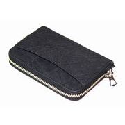 RED　CROW　本エレファント　日本製　カード収納　ラウンドコインコンパクトケース　EFMW-1　BK