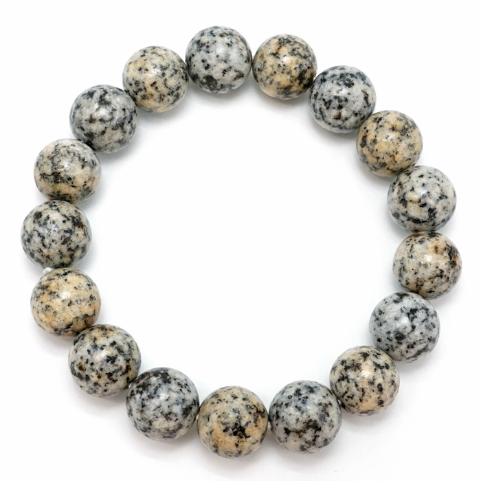 鞍馬石 12mm ブレスレット 京都府産 KURAMAISHI 鞍馬山 わびさび 日本銘石 天然石 パワーストーン