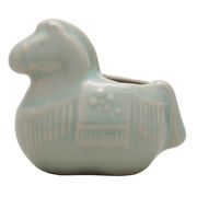 開運干支　午楊枝入れ青