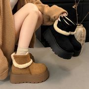 シューズ　スノーブーツ　秋冬　デザイン　韓国ファッション　INS