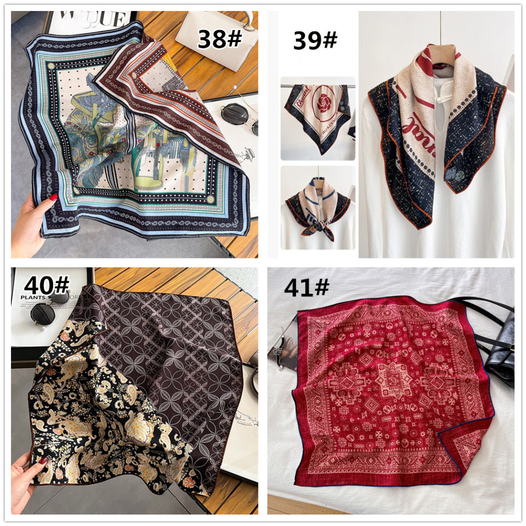 マフラー レディース 正方形 スカーフ ストール ネッカチーフ シルクウール 暖かい プレゼント ギフト 防寒