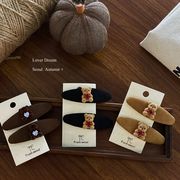 ヘアピン　ヘアアクセサリー　レディース　韓国ファッション　クマ