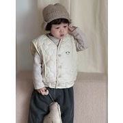 【2025秋冬新品】韓国風子供服  キッズ服  トップス 厚手 チョッキ  ベスト 73cm-110cm