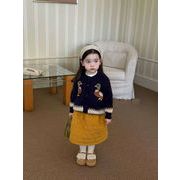 【2025秋冬新品】韓国風子供服 女の子 トップス コート&スカート 分けて販売  かわいい  90cm-150cm