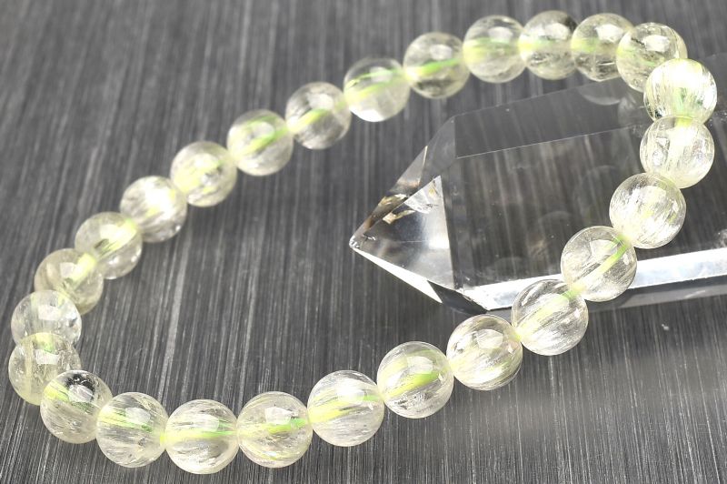 1点物】AAA透明◇キャッツアイ効果 クンツァイト(ヒデナイト) 7mm