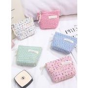 小物収納ポーチ コインケース 化粧ポーチ 携帯便利 かわいい 6色