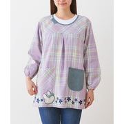 【即納】裏フリースシオンカッポー　レディースエプロン 保育士 介護士