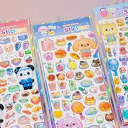 3Dステッカー 手作りDIY 子供おもちゃ 可愛いシール 立体ステッカー 粘着シールLF