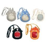 ジブリ お出かけポシェット ショルダーバッグ トトロ カルシファー カオナシ スタジオジブリ