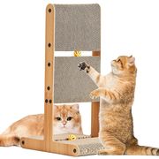 猫 爪研ぎ T字型 多頭 猫爪とぎボード キャット 組立簡単 ストレス解消 運動不足改善 ネコ用品