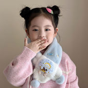子供マフラー　キッズマフラー　ぬいぐるみ付き　ふわふわ　可愛い　韓国キッズマフラー