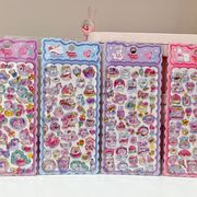 文房具 手帳素材 手芸DIY 手帳シール ステッカー ク リスタルの質感 3Dシール 装飾シール