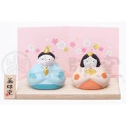 ★ひな祭りを飾る★ 縁起の良い雛人形【錦彩　花笑み雛】