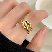 サージカルステンレスハート指輪　リング　アクセサリー　18kコーティング　INS　金属アレルギー対応