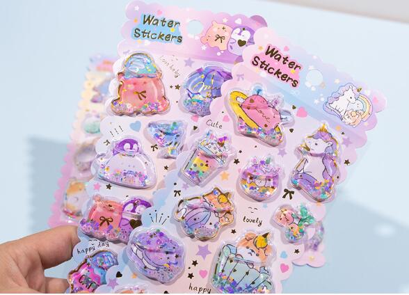 手帳素材装飾　クリスマス　貼り付けパーツぷくぷく立体シール　携帯装飾品　3Dエポキシステッカー