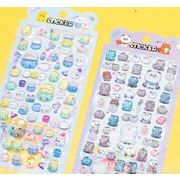 手帳素材装飾　クリスマス　貼り付けパーツぷくぷく立体シール　携帯装飾品　3Dエポキシステッカー