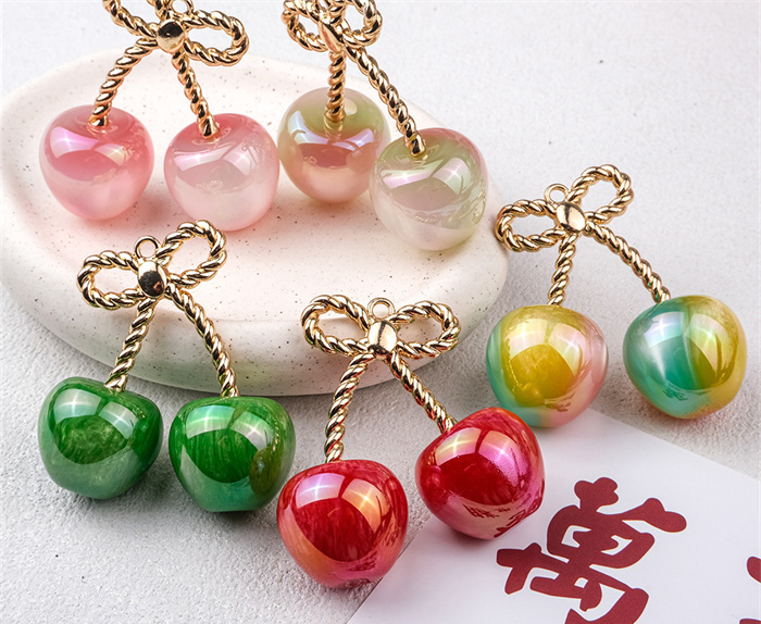 アクリル チャーム デコパーツDIY ビーズパーツ デコ素材 手芸材料 チェーンパーツ アクセサリーパーツ