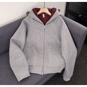 秋冬トップス メンズ  アウター  トレーナー スウェット パーカー ジップアップ