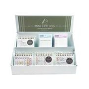 日本製 made in japan ミニライフログ＆手帳ふせん什器セット z614011