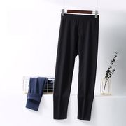 メンズ秋冬両用保温パンツ シームレス裏起毛加厚 大きいサイズスリムフィットM～5XL   4色