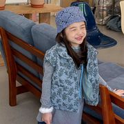 2025新作 韓国子供服 ベビー服  キッズ 男女兼用 厚手の チョッキ  2色  80cm-130cm