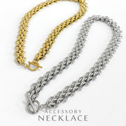 ▼MAGGIO▼マンテル多重チェーンステンレスネックレス　チョーカー