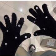 秋冬手袋 グローブ アームカバー  手袋  ニット手袋　防寒 毛糸