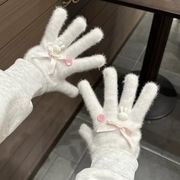 秋冬手袋 グローブ アームカバー  手袋  ニット手袋　防寒 毛糸