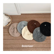 子供帽子　キッズベレー帽    ニット　韓国キッズハット