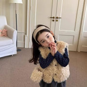 ファーベスト キッズ 女の子 ポシェット付き ふわふわ 可愛い 防寒 アウター 冬