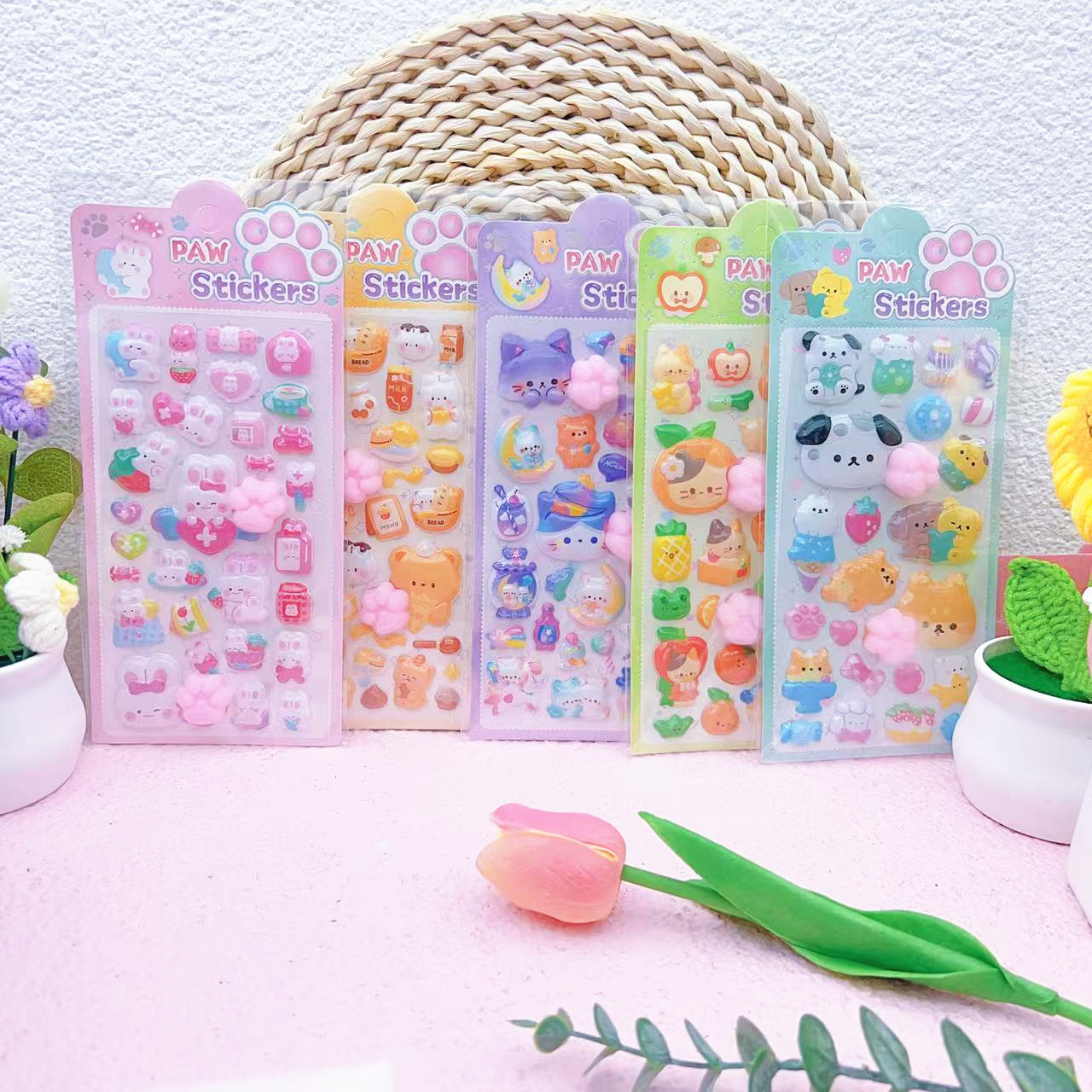 ★手帳素材　封口貼　粘着シール　ステッカー★1枚入り