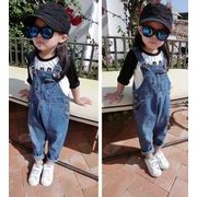 2026 春新作 韓国版 赤ちゃん デニム  サロペット 男女兼用  子供服 80~140cm
