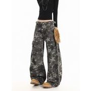 【予約226904】大きいサイズ春秋新作 韓国 カレッジ風 新しいデザイン カジュアル デニム パンツ S ~4L