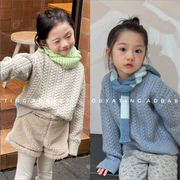 2026新冬 韓国風子供服 ベビー服  女の子  長袖  ジュアル セーター ニット  80cm-130cm