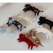 猫のヘアピン 猫ちゃんアクセサリー  ネコヘアクリップ ねこ 猫の雑貨  おしゃれな 女性ヘアアクセサリー