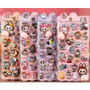 ぷくぷくシール ぷっくりシール 3Dステッカー 立体ステッカー エポキシステッカー　ヌイグルミ