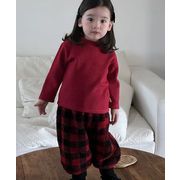 INS新款 冬季新作  カジュアルキッズ服 長袖 女の子  トップススウェット+ズボン   分ける販売 73-110cm