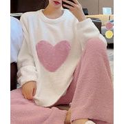 【日本倉庫即納】 ルームウェア上下セット フリースパジャマ