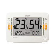 リズム 環境目安表示付きデジタル温湿度計 8RZ232-003