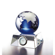 グラスワークスナルミ ブルーアース デスククロック（M） GW1000-11051