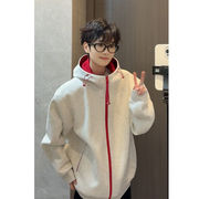 メンズファッション ジップアップパーカー 男女兼用 カジュアル トップス 春秋 2026新作 ★全3色