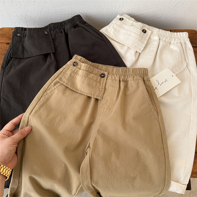 2026春※YMM☆ロングパンツ 無地 コットン カジュアルパンツ シンプル ストレートパンツ