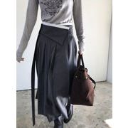 2026年INS 春新作   気質   おしゃれ   スウィート  コルセット  プリーツミッドスカート