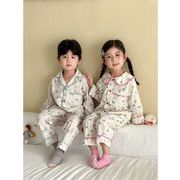 2026新作   子供服  長袖  男女兼用  パジャマ   可愛い ツーピース 韓国風  80-150cm