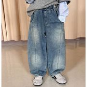 2026春秋新作 韓国風子供服 キッズ服 ベビー服 男女兼用 デニムパンツ ズボン ジーンズ 90~150CM