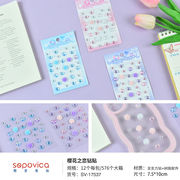 diy 手作り オタ活 顔飾り 推し活 自作グッズ 3Dシール 立体ステッカー アクリル ラインストーン