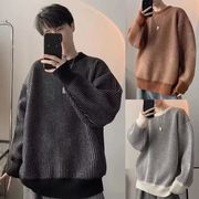 2026春秋メンズ服 シンプル おしゃれ ニットセーター 韓国風 トップス 防寒 温かい インナーシャツ[M~2XL]