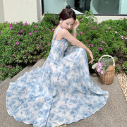 リゾート マキシワンピース マキシワンピ 春 夏 リゾートワンピース 花柄 レディース フレアワンピース