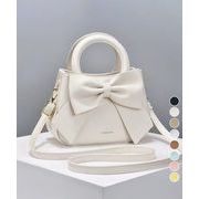【日本倉庫即納】 リボンハンドバッグ ミニショルダーバッグ