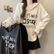 フード付き長袖Tシャツ 長袖 スウェットシャツV00023